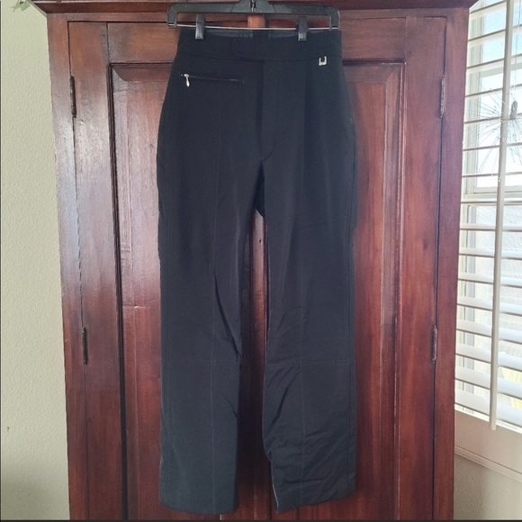 It's Ski Season! Vintage Roffe Black Ski Pants - Picture 1 of 8